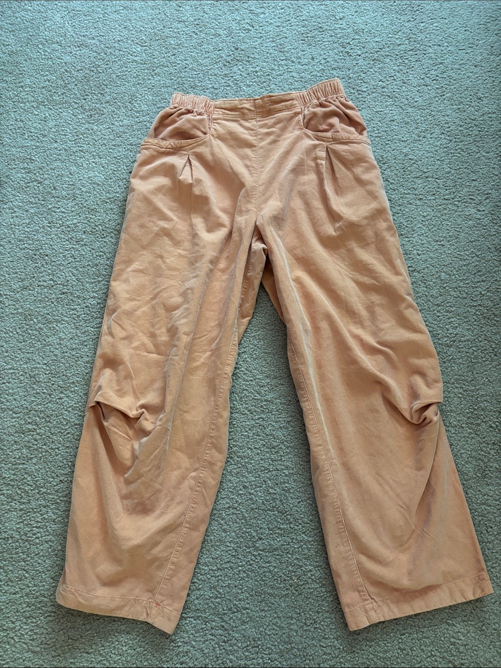 We The Free Peach Wide-Leg Corduroy Pants size XS